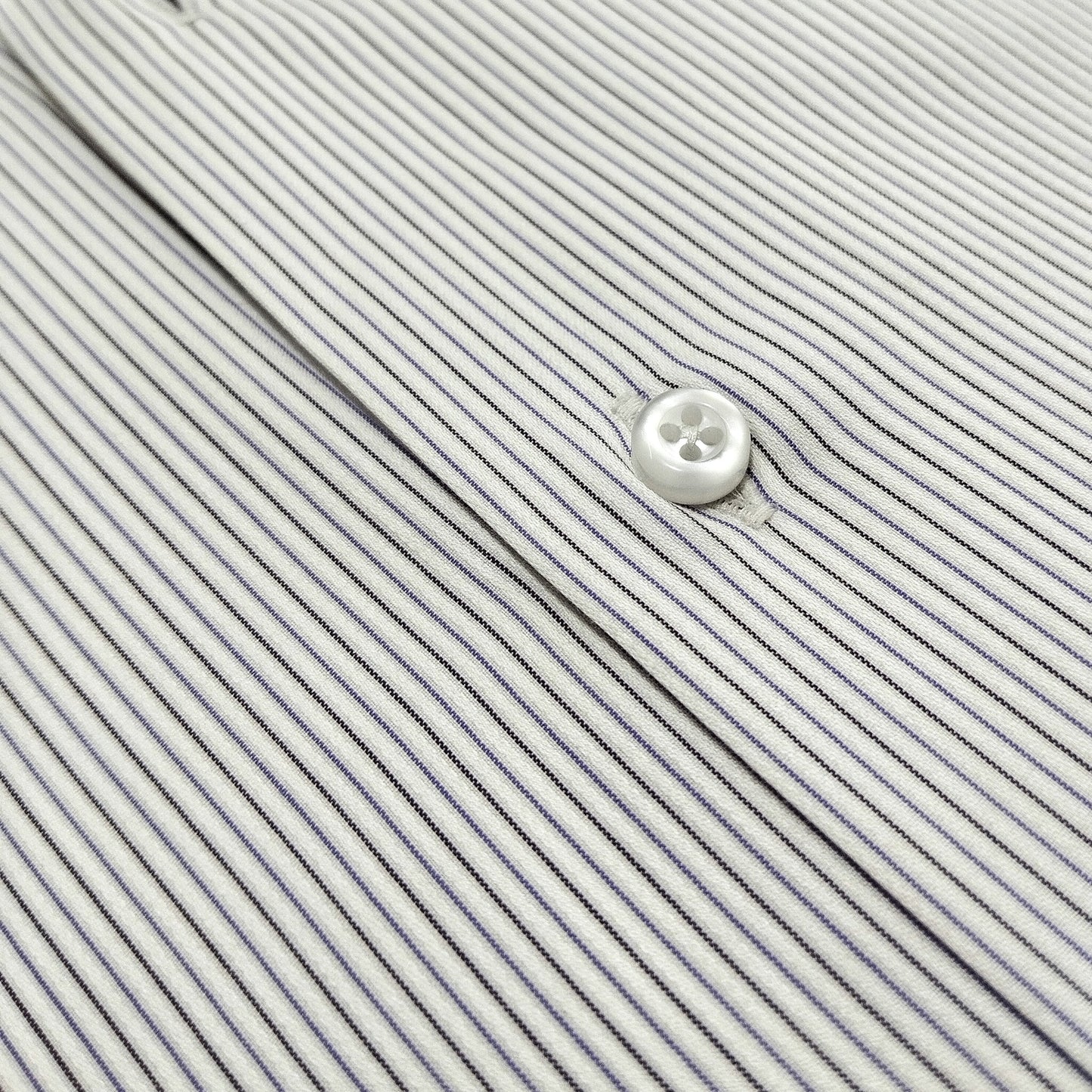 Black n Blue Pin Stripes in Jacquard