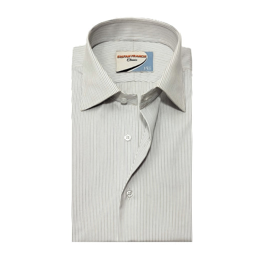 Black n Blue Pin Stripes in Jacquard